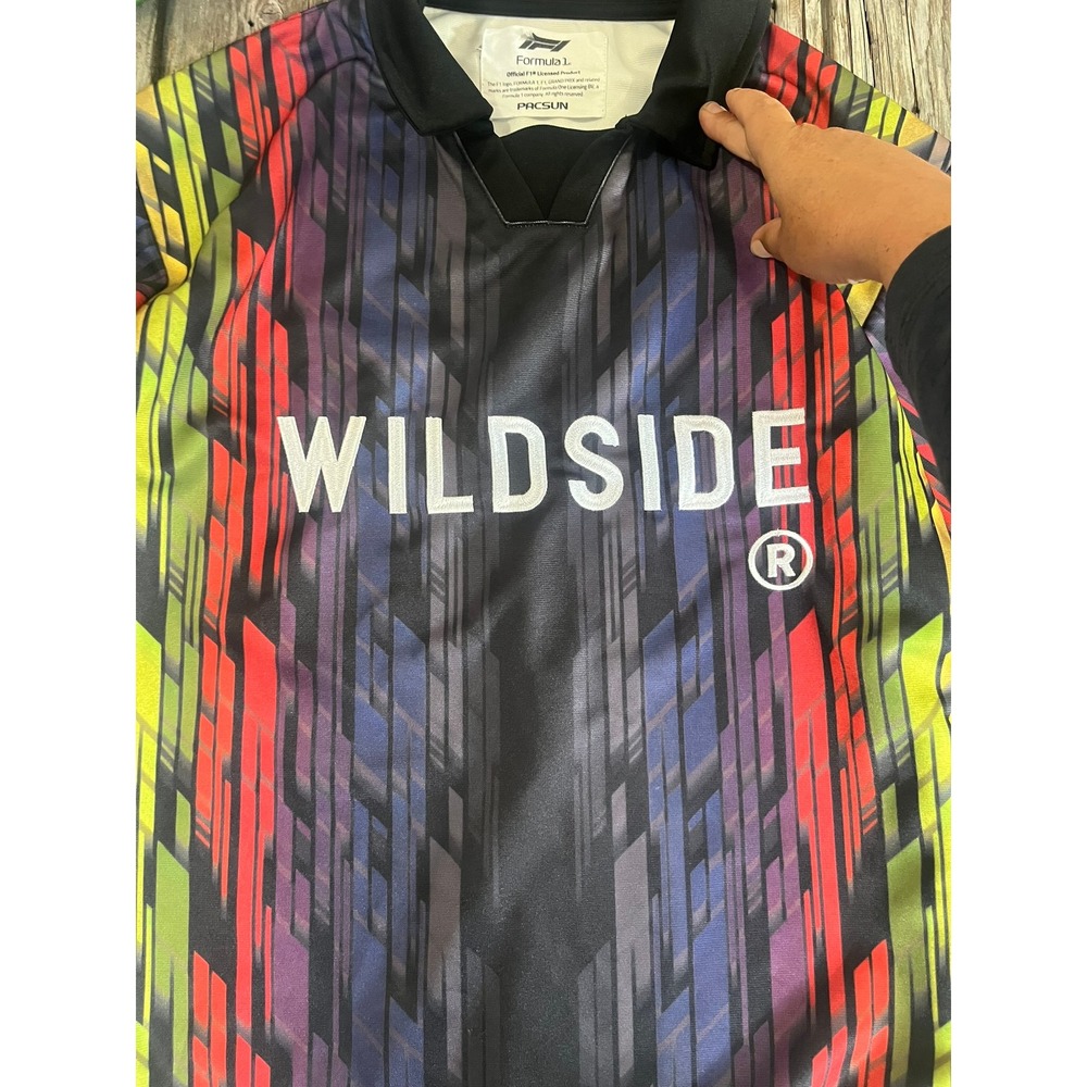 PacSun Formula 1 Wildside Long Sleeve Jersey Rainbow Racing Shirt Large L 2024